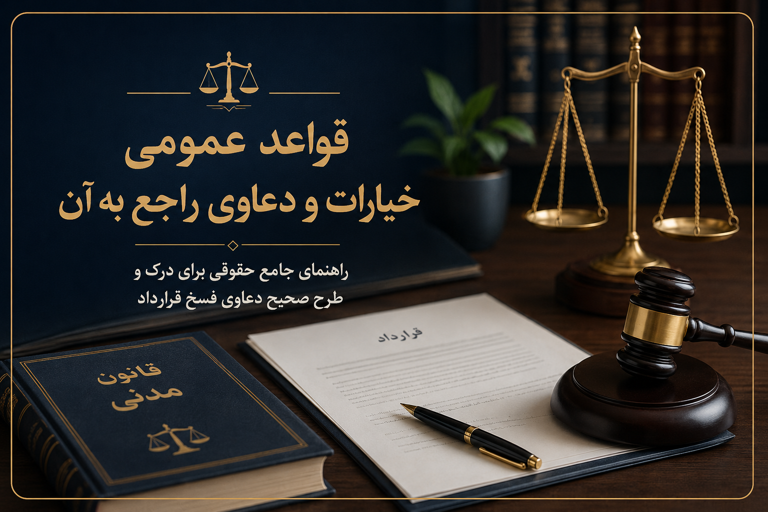 دعوی احراز فسخ قرارداد و قواعد عمومی خیارات